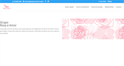 Desktop Screenshot of gruporosaeamor.org.br